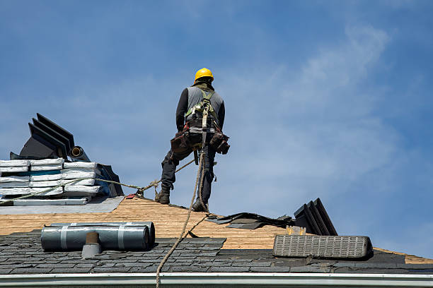 Professional Roof Repair technician working in Saxton, PA